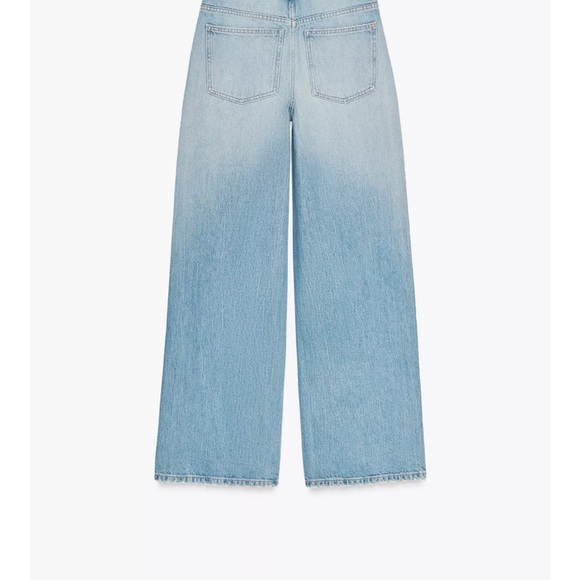 Zara High Rise Crossover Jeans - Picture 3 of 9